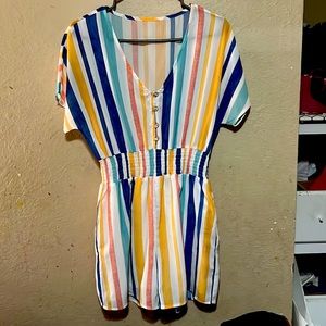 Boutique striped Romper